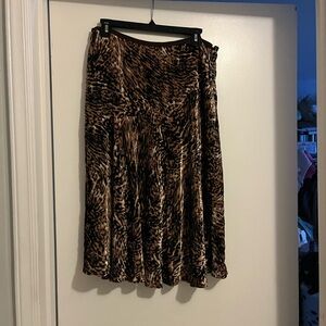 Leopard Print Women's Skirt